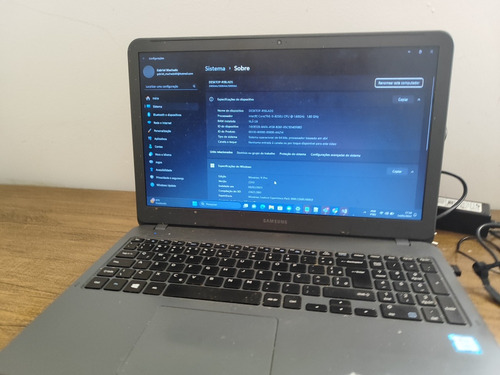 Notebook Samsung I5 8 Geração 16 Gb Ram Ssd 500 Hd 1tb