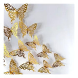 Pack Mariposa Efecto 3d Adhesivo Decoración X6 Piezas 