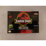 Jurassic Park Ii The Chaos Snes Completo Muy Buen Estado