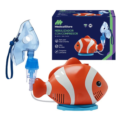 Nebulizador Super Silencioso Adulto Y Infantil Marca Bi-rich Color Pescado | Envío gratis