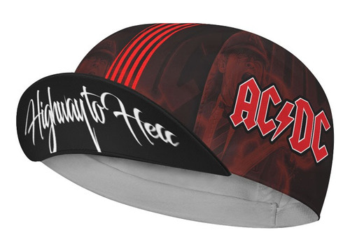 Gorra Cap Ciclismo Acdc Unisex Mtb Ruta Rockcycling