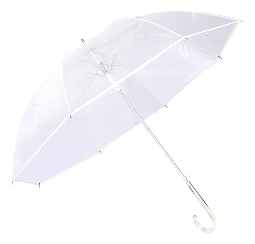 Paraguas Plegable Transparente Lluvia Diseño Ligero