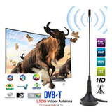 Mini Antena Uhf Interna Vhf Fm Funciona Mesmo Full Hd 1080p