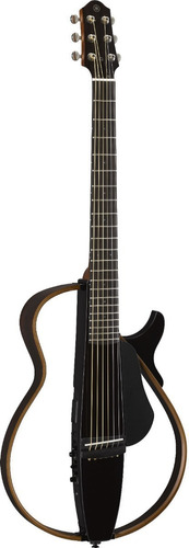 Cuerdas De Guitarra Silenciosas En Acero SLG 200s Tbl Black C Bag Yamaha Color Negro Translúcido, Material De Diapasón, Palisandro, Guía Para La Mano Derecha