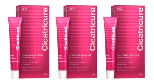 Cicatricure Contorno Dos Olhos Bisnaga 15g (kit C/03)