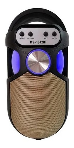 Bafle Parlante Sonido Full Conxion Bluetooth Retroiluminado 