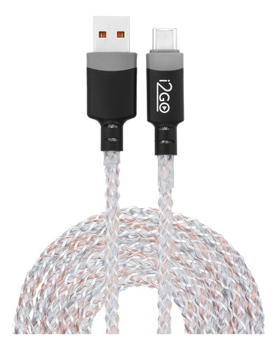 Cabo Usb-c Gamer I2go Led Rgb 1m 2.4a