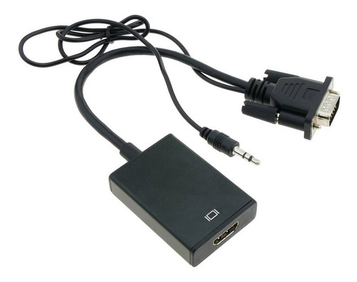 Conversor Vga A Hdmi Con Audio 