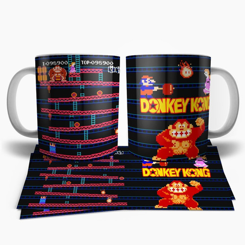 Donkey Kong Retro Taza Tu Propio Estilo