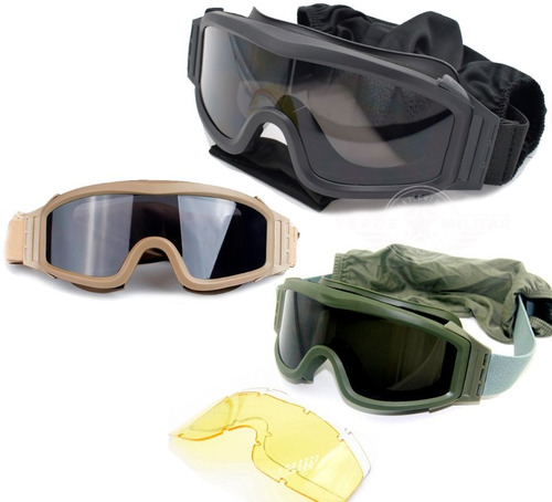 Goggle Militar Tactico Lentes Gotcha Policia Careta Gafas