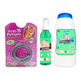 Kit Para Gatos Shampoo + Collar Anti Pulgas + Colonia 