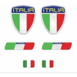 Kit Adesivos Emblema Escudo Placa Coluna Itália