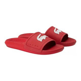 Sandalia Lacoste Croco Slide Color  Rojo // Chalas 