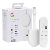 Google Chromecast 4 Hd Tv Voz 8gb 1.5 Ram Media Streaming