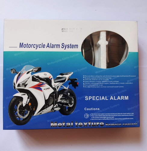 Alarma Moto 12v Arranque A Distancia 125db 2 Controles !!!!!