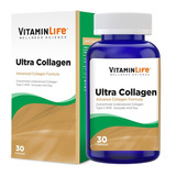 Collagen Ultra Colágeno Vitamin Life X 30 Cápsulas 340 Mg Sabor Sin Sabor