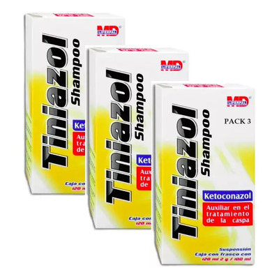 Shampoo Tiniazol Auxiliar En El Tratamiento De La Caspa C\u002F3 | MercadoLibre