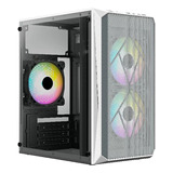 Gabinete Acteck Doom Gi630 Rgb Con Fuente 500w Blanco