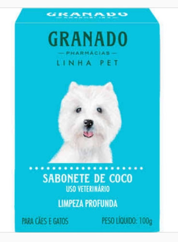 Sabonete Coco Controle Oleosidade Cachorro  Granado Pet 100g