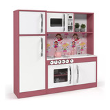 Mini Cozinha Diana Completa Refrigerador Mdf Fogão Criança