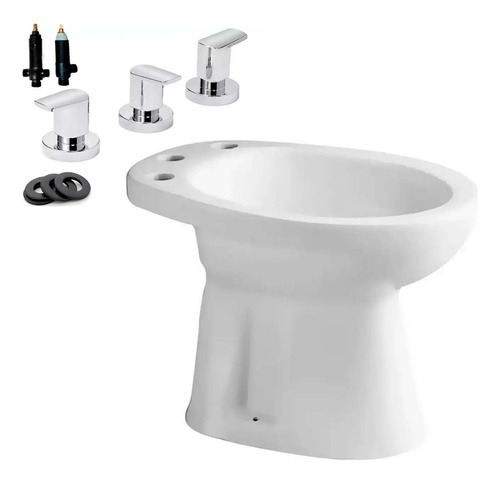 Combo Bidet Con Griferia Andina Ferrum Viva Nova