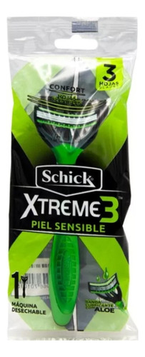 Rastrillo Schick Xreme3 Piel Sensible Bolsa X 1 Maquina