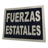 Parche Pvc Fuerzas Estatales Con Velcro