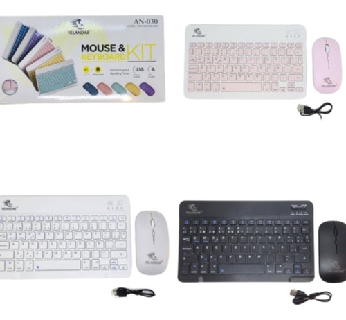 Kit Teclado + Mouse Bluetooth Yelandar