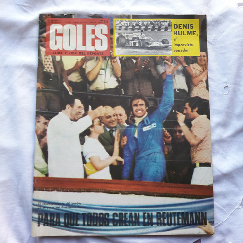 Goles Nº 1305 15/1/1974 Poster Pinto Campeon Juv Potencia 