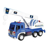 Juguete Camion Bombero Construccion Arenero 25cm Luz Sonido Color Grua