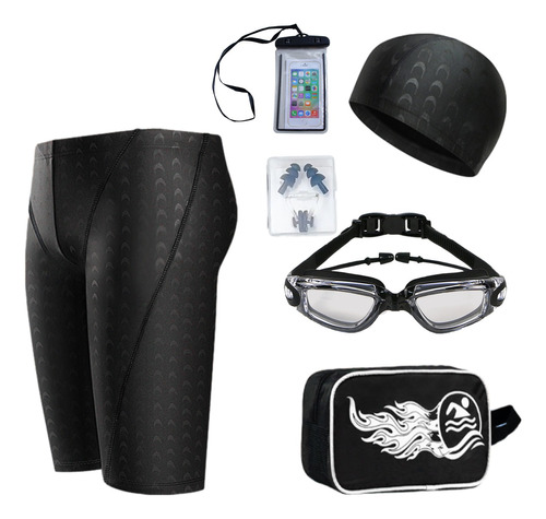 Kit De Gafas De Natación + Trajes De Baño Hombre 6 En 1