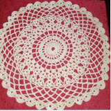 Carpeta Redonda Crochet