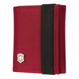 Victorinox Cartera Tres Dobleces, Protección Rfdi, Roja