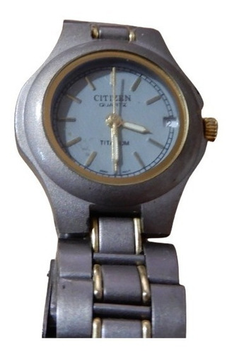 Reloj Mujer Citizen Quartz Titanium D35828-22 Bj Correa Acer