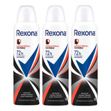 Desodorante Aero Rexona Antibacterial +invisible Fem Kit C/3