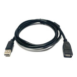 Kit 2 Cabo Usb 2.0 Extensão 3 Metros Extensor Macho Fêmea