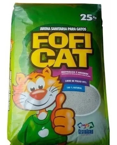 Arena Sanitaria Foficat  Por 25 Kilos 