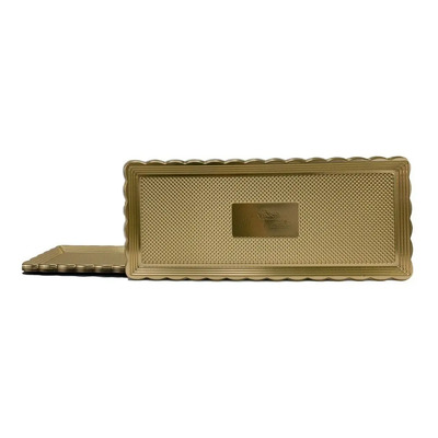 Charola Color Oro Para Postres 10 Piezas 15 X 35 Cm | MercadoLibre