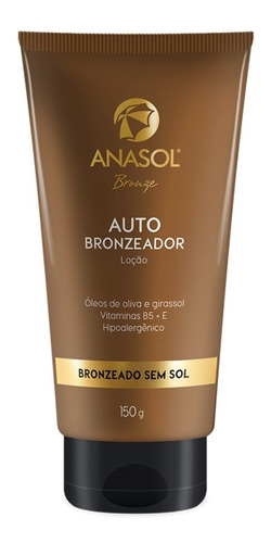 Autobronzeador Anasol Loção 150g Bronzeado Sem Sol