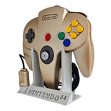 Exhibidor Stan Porta Joystick Nintendo 64 Coleccionista 