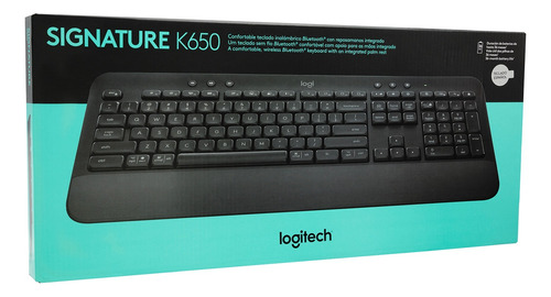 Teclado Inalámbrico Logitech K650,  Español Grafito 