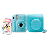 Kit Câmera Fujifilm Instax Mini 12 Azul