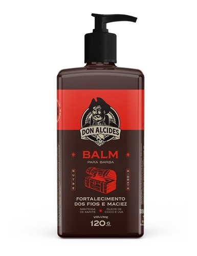 Balm Hidratante Para Barba - Barba Negra -  Don Alcides