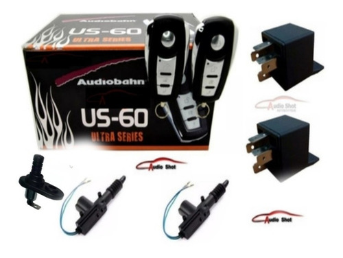 Alarma Audiobahn Us-60+2 Seguros+2relays+interruptordecofre