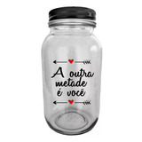 Alcancia Vidrio Con Tapa Personalizada Amor Parejas R67