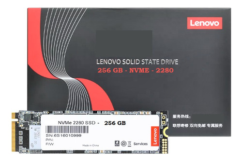 M2 256 Gb Lenovo2280 Ssd Nvme P/ Ideapad 3 - Flex 5 - Yoga 7