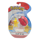 Pokemon Clip N Go Pikachu Y Pokebola Original