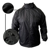 Chaqueta Corta Viento Hombre Impermeable Con Micropolar