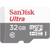 Tarjeta Memoria 32gb Ultra Sandisk Adaptador Microsd Celular