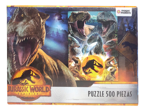 Rompecabezas Puzzle Jurassic World 500 Pcs Dinosaurios Magic